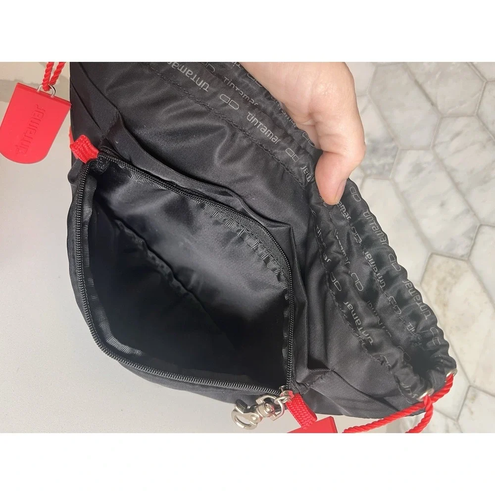 Toiletry Make-up Bag France by‎ Tintamar ( Black & Red)